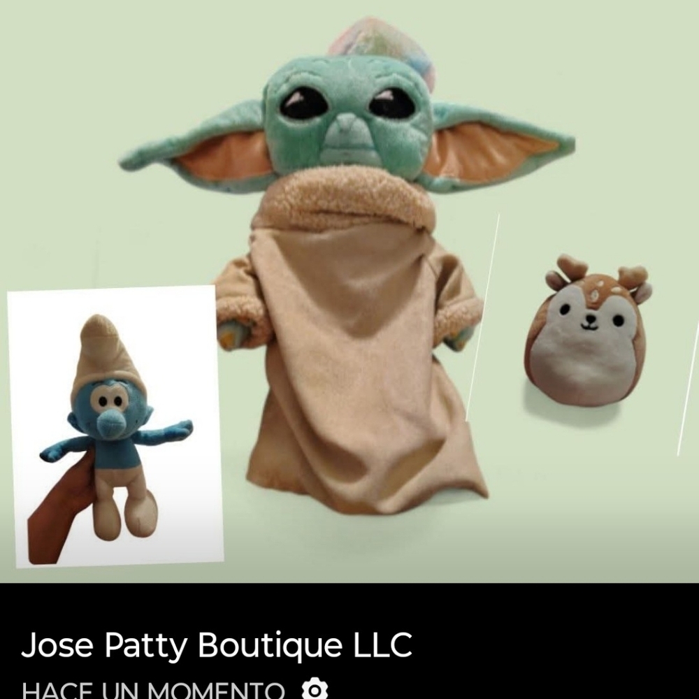 Star Wars Green and Tan Stuffed Toy